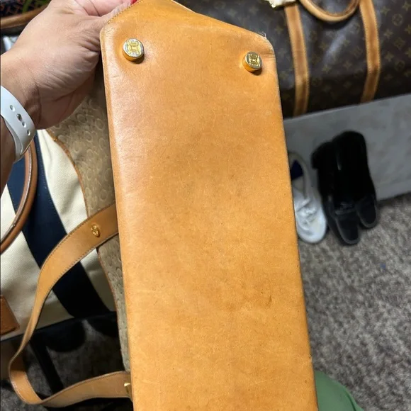 ❤️Sold❤️Celine Macadam suede leather embossed Tote Bag - Picture 8 of 8